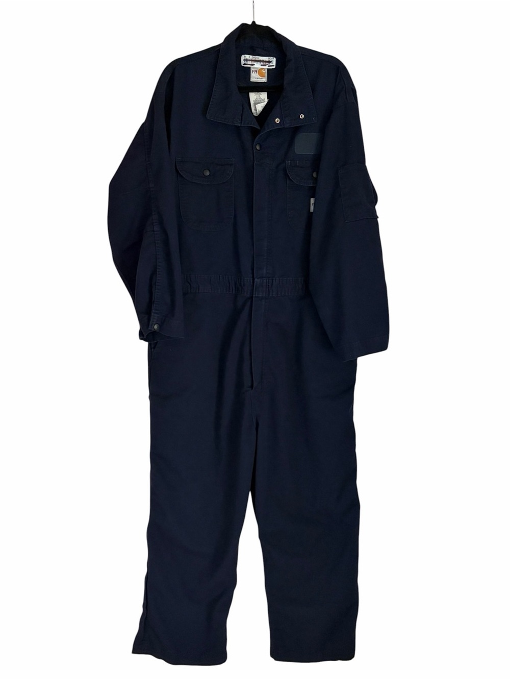 Carhartt Men’s FR CAT 2 Navy Blue Coverall size XL